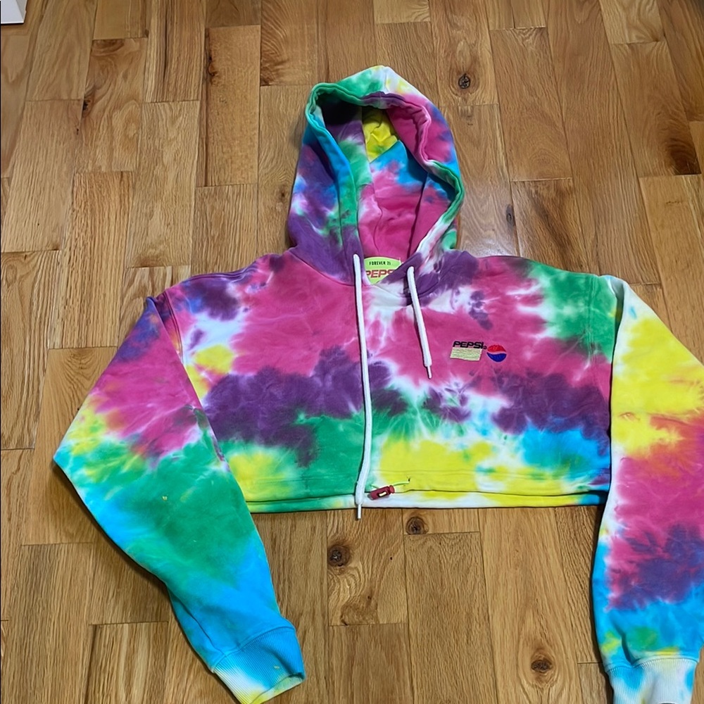 Pepsi Multicolor Tie-Dye Hoodie